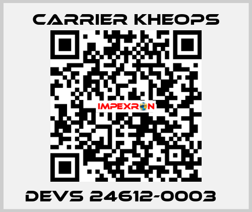 DEVS 24612-0003   Carrier Kheops