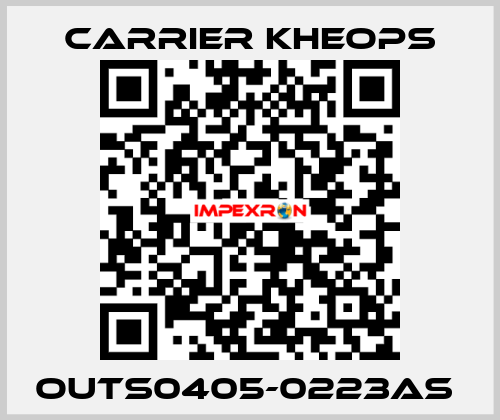 OUTS0405-0223AS  Carrier Kheops