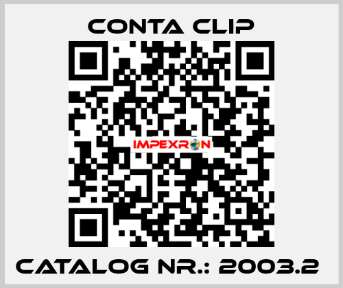 CATALOG NR.: 2003.2  Conta Clip