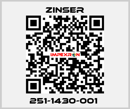 251-1430-001  Zinser