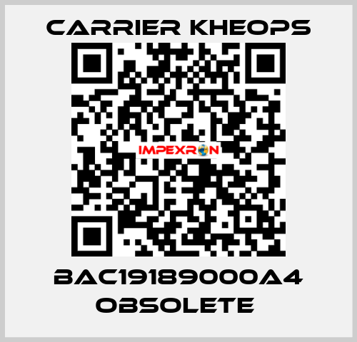 BAC19189000A4 obsolete  Carrier Kheops