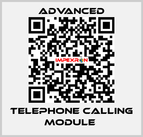 Telephone Calling Module  Advanced