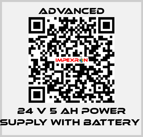 24 V 5 Ah Power Supply with Battery  Advanced