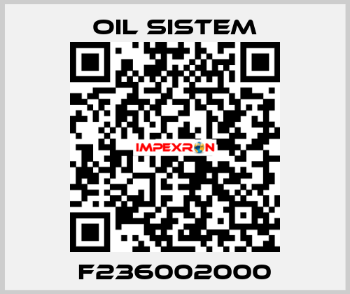 F236002000 Oil Sistem