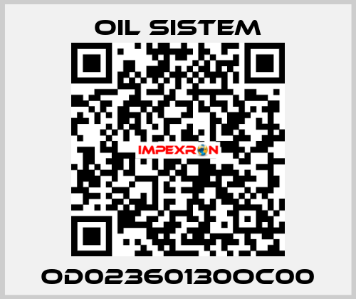 OD02360130OC00 Oil Sistem