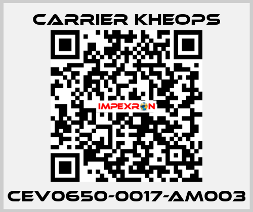 CEV0650-0017-AM003 Carrier Kheops