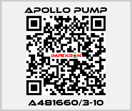 A481660/3-10 Apollo pump