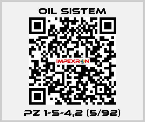 PZ 1-S-4,2 (5/92) Oil Sistem