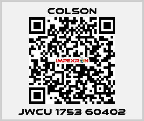 JWCU 1753 60402 Colson