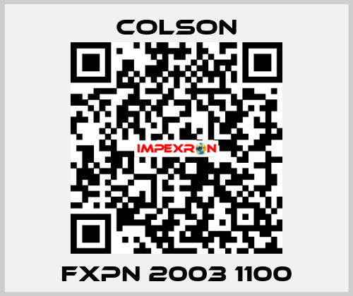 FXPN 2003 1100 Colson