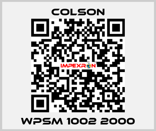 WPSM 1002 2000 Colson