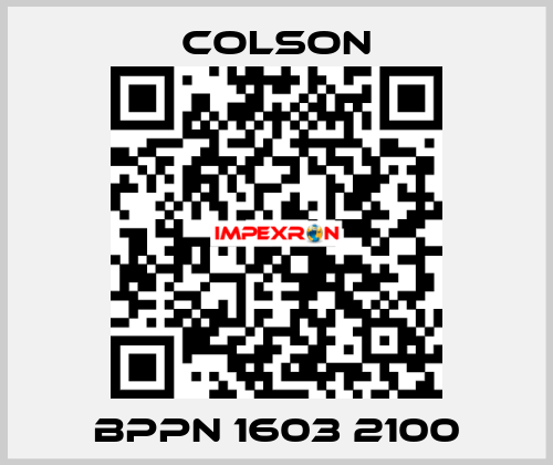 BPPN 1603 2100 Colson