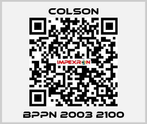 BPPN 2003 2100 Colson