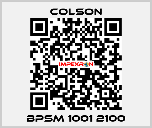 BPSM 1001 2100 Colson