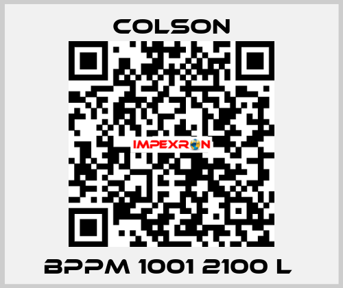 BPPM 1001 2100 L  Colson