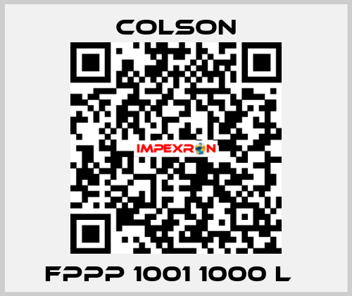 FPPP 1001 1000 L   Colson