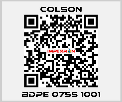 BDPE 0755 1001 Colson