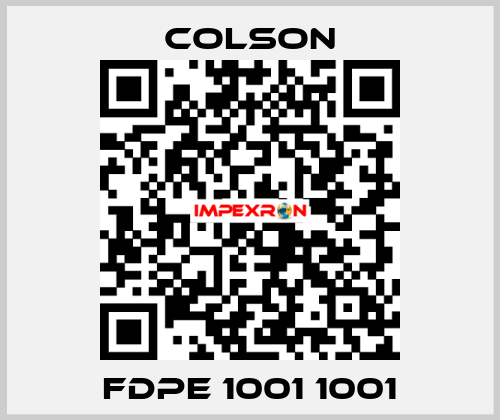 FDPE 1001 1001 Colson