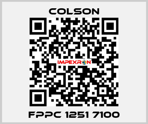 FPPC 1251 7100 Colson