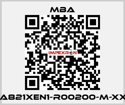 MBA821XEN1-R00200-M-XXXX MBA