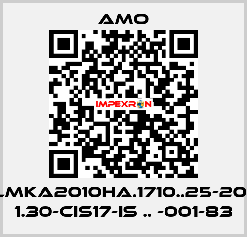 LMKA2010HA.1710..25-20- 1.30-CIS17-IS .. -001-83 Amo