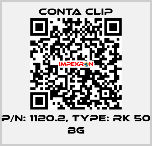 P/N: 1120.2, Type: RK 50 BG Conta Clip