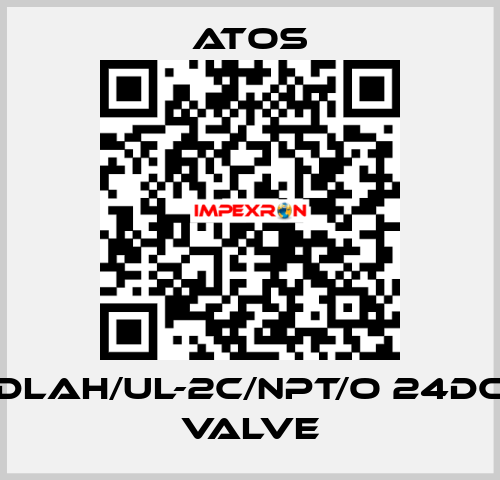 DLAH/UL-2C/NPT/O 24DC Valve Atos