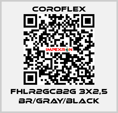 FHLR2GCB2G 3x2,5 Br/Gray/Black COROFLEX