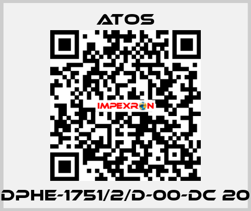 DPHE-1751/2/D-00-DC 20 Atos