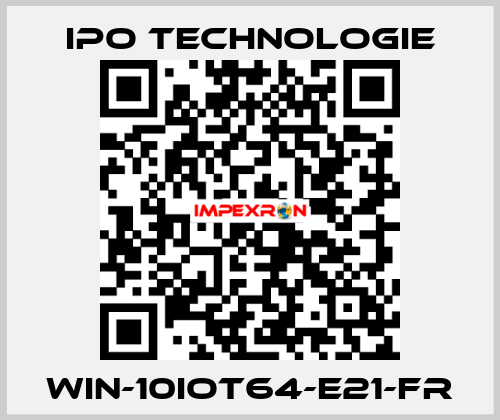 WIN-10IOT64-E21-FR IPO Technologie