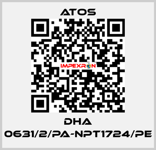 DHA 0631/2/PA-NPT1724/PE Atos