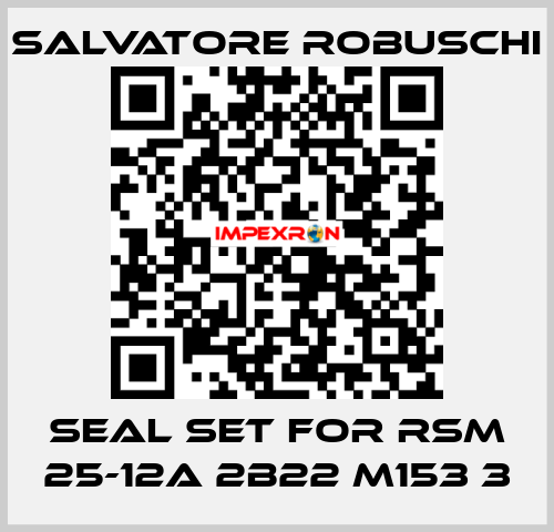 seal set for RSM 25-12A 2B22 M153 3 SALVATORE ROBUSCHI