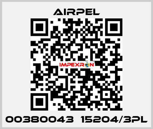 00380043  15204/3PL Airpel