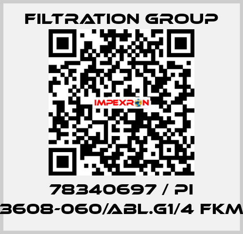 78340697 / PI 3608-060/ABL.G1/4 FKM Filtration Group