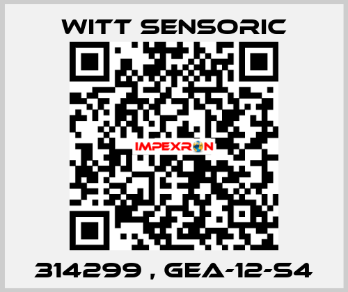 314299 , GEA-12-S4 Witt Sensoric