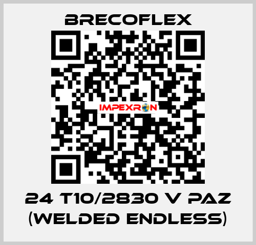 24 T10/2830 V PAZ (WELDED ENDLESS) Brecoflex