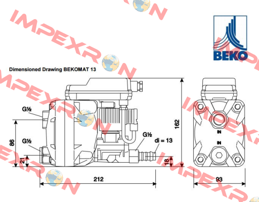 2000021 KA 13A 10A0 Beko