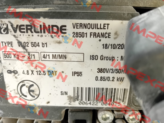 VI.02 504 B1 Verlinde