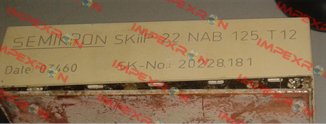 SKIIP 22 NAB 125 T12 - 20228181 - OEM/not available - please contact the machine producer directly  Semikron