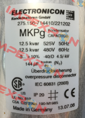 MKPg 275.156-714410221202  Electronicon