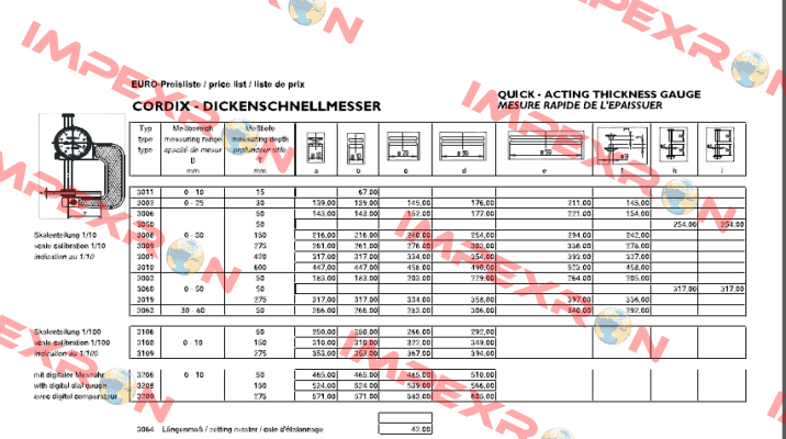 T100461 3003  c  CORDIX