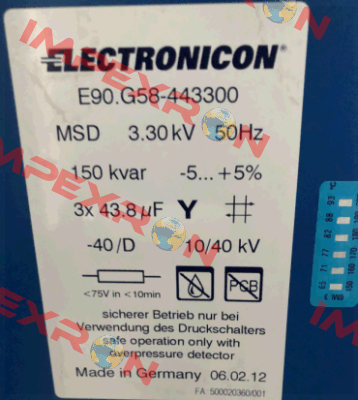 E90.G58-443300 Electronicon