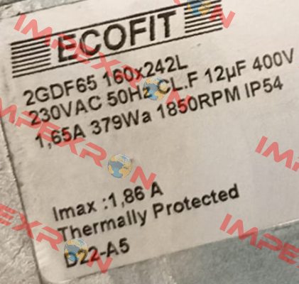 2GDF65 160x242L D22-A5 Ecofit