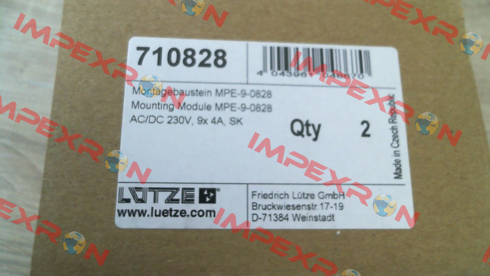 710828 / MPE-9 250V KL Luetze