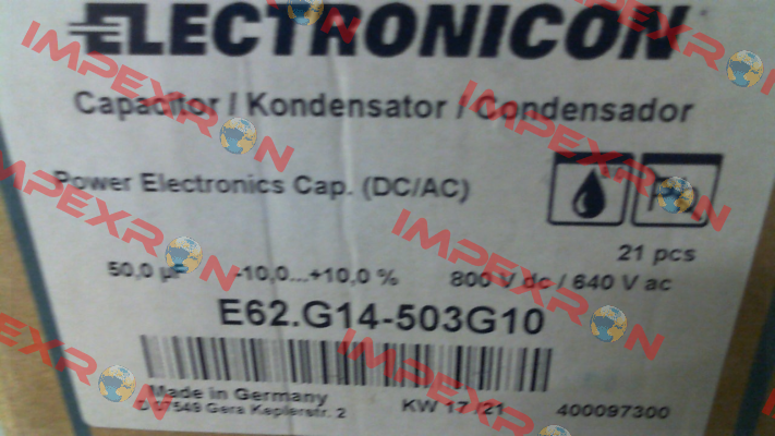 E62.G14-503G10 Electronicon