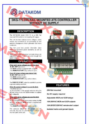 DKG-173 DATAKOM