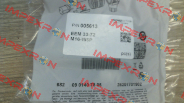 P/N: 400005613 Type: EEM-33-72 Novotechnik