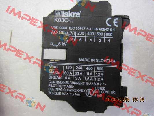 K03C-22 24V Fanal