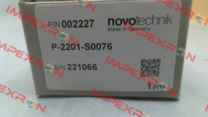 P/N: 400002227 Type: P-2201-S0076 Novotechnik